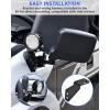 imageSAUTVS APillar LED Pod Lights for Kawasaki Mule PROMX 20192026 Accessories Auxiliary Lights with Mounting Bracket ampamp Wiring Harness Plug and Play 2PCS