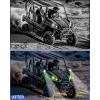 imageSAUTVS APillar LED Pod Lights for Kawasaki Teryx 800  Teryx4 800 20162025 Accessories Auxiliary Lights with Mounting Bracket ampamp Wiring Harness Plug and Play 2PCS