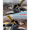 imageSAUTVS Adjustable Clear Rear View Side Mirrors for CanAm Maverick R ampamp R MAX X RS 2024 Models Accessories Aluminum Folding Mirrors 360 Degree Adjustable Balljoint 2PCS 715007363