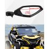 imageSAUTVS Adjustable Clear Rear View Side Mirrors for CanAm Maverick R ampamp R MAX X RS 2024 Models Accessories Aluminum Folding Mirrors 360 Degree Adjustable Balljoint 2PCS 715007363