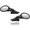 imageSAUTVS Adjustable Folding Rearview Side Mirrors for Polaris Snowmobile ProRide Hood Mounted Mirrors Rear View Side Mirror Kit for Polaris Snowmobile Accessories 2PCS Replace 2877803