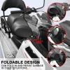 imageSAUTVS Adjustable Folding Rearview Side Mirrors for Polaris Snowmobile ProRide Hood Mounted Mirrors Rear View Side Mirror Kit for Polaris Snowmobile Accessories 2PCS Replace 2877803