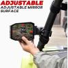 imageSAUTVS Adjustable Folding Side Mirrors for Yamaha RMAX 1000 Premium Clear Convex Rear View Side Mirrors for Yamaha Wolverine RMAX2  RMAX4 1000 20212025 Accessories 2PCS