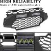 imageSAUTVS Adjustable Folding Side Rear View Mirrors ampamp Front Mesh Grill with LED Light Bar Kit for Polaris Ranger XP 1000 20182022 Accessories