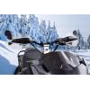 imageSAUTVS Adjustable Handguard Rearview Side Mirrors for SkiDoo Handlebar Wind Deflector Hand Guard Convex View Mirror Kit for SkiDoo REV Neo XS XM XP XR XU Accessories 2PCS Replace 860200893