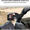 imageSAUTVS Adjustable Rear View Side Mirrors for CanAm Maverick X3 Wider Design Folding Clear Rear View Convex Side Mirrors for CanAm Maverick X3 MAX 20172025 Accessories 2PCS