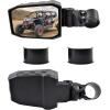 imageSAUTVS Adjustable Rear View Side Mirrors for CanAm Maverick X3 Wider Design Folding Clear Rear View Convex Side Mirrors for CanAm Maverick X3 MAX 20172025 Accessories 2PCS