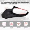 imageSAUTVS Adjustable Rear View Side Mirrors for SkiDoo Clear Rear View Side Mirrors for SkiDoo REV Neo XS XM XP XR XU Accessories 2PCS Replace 860200694