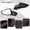 imageSAUTVS Adjustable Rear View Side Mirrors for SkiDoo Clear Rear View Side Mirrors for SkiDoo REV Neo XS XM XP XR XU Accessories 2PCS Replace 860200694