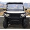 imageSAUTVS Adjustable Rearview Side Mirrors for Polaris Ranger 1000XP 1000Crew 20182025 Accessories Folding Clear Rear View Side Mirrors One Pair