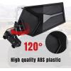imageSAUTVS Adjustable Rearview Side Mirrors for Polaris Ranger 1000XP 1000Crew 20182025 Accessories Folding Clear Rear View Side Mirrors One Pair