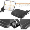 imageSAUTVS Adjustable Rearview Side Mirrors for Polaris Ranger XP 1000 Ranger 1000 Crew 20182025 Folding Clear Rear View Side Mirrors Accessories2PCS