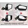 imageSAUTVS Adjustable Rearview Side Mirrors for Yamaha YXZ 1000 Folding Clear Rear View Side Mirrors for Yamaha YXZ 1000R  SESSSS SE 20192025 Accessories2PCS