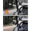 imageSAUTVS Adjustable Side Mirrors Compatible with Honda Pioneer 7002 7004 20142025 Accessories Exterior Wider Foldable Side Rearview Mirror with Bracket Compatible with Honda Pioneer 700 2014 2PCS