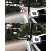imageSAUTVS Adjustable Side Mirrors Compatible with Kawasaki Mule PROMX 20192025 Highdefinition Clear Exterior Wider Foldable Side Rearview Mirror with Bracket Accessories 2PCS