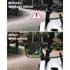 imageSAUTVS Adjustable Side Mirrors Compatible with Kawasaki Mule Pro FXT DXT DX FX 20152025 Highdefinition Clear Exterior Wider Foldable Side Rearview Mirror with Bracket Accessories 2PCS