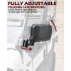 imageSAUTVS Adjustable Side Mirrors Compatible with Kawasaki Mule Pro FXT DXT DX FX 20152025 Highdefinition Clear Exterior Wider Foldable Side Rearview Mirror with Bracket Accessories 2PCS