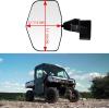 imageSAUTVS Adjustable Side Mirrors for CanAm Defender HeavyDuty Aluminum Shell Convex Side Rearview Mirrors for CanAm Defender HD5 HD7 HD8 HD9 HD10 20162025 Accessories 2PCS Replace 715008101