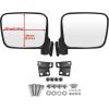 imageSAUTVS Adjustable Side Mirrors for Honda Pioneer 1000 1625 Highdefinition Clear Wider Folding Exterior Side Rearview Mirror for Honda Pioneer 1000 20162025 Accessories 2PC Replace 0SV05HL4202