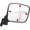 imageSAUTVS Adjustable Side Mirrors for Honda Pioneer 7002 7004 20142025 Clear Wide Folding Exterior Mirrors Side Rear View Mirror for Honda Pioneer 700 2P 4P 20142025 Accessories 2PCS