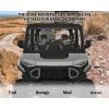 imageSAUTVS Adjustable Side Mirrors for Polaris Ranger CrewXD 1500 Wide Foldable DoorMounted Side Rearview Mirrors for Polaris Ranger CrewXD 1500 Northstar 2024 2025 Accessories Replace 2889862 2PCS