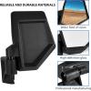 imageSAUTVS Adjustable Side Mirrors for Polaris Ranger CrewXD 1500 Wide Foldable DoorMounted Side Rearview Mirrors for Polaris Ranger CrewXD 1500 Northstar 2024 2025 Accessories Replace 2889862 2PCS