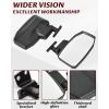 imageSAUTVS Adjustable Side Rearview Mirrors Compatible with Honda Pioneer 10003 10005 10006 20162025 Exterior Wider Highdefinition Foldable Side Mirror with Bracket Accessories 2PCS