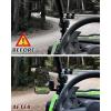 imageSAUTVS Adjustable Side Rearview Mirrors Compatible with Honda Pioneer 520 20212025 Pioneer 500 20152023 Exterior Wider Highdefinition Foldable Side Mirror with Bracket Accessories 2PCS