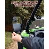 imageSAUTVS Adjustable Side Rearview Mirrors Compatible with Honda Pioneer 520 20212025 Pioneer 500 20152023 Exterior Wider Highdefinition Foldable Side Mirror with Bracket Accessories 2PCS