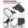 imageSAUTVS Adjustable Side Rearview Mirrors Compatible with Honda Pioneer 520 20212025 Pioneer 500 20152023 Exterior Wider Highdefinition Foldable Side Mirror with Bracket Accessories 2PCS