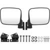 imageSAUTVS Adjustable Wider Rearview Side Mirrors for Kawasaki Teryx Teryx4 Folding Clear Rear View Side Mirrors for Kawasaki Teryx 800  Teryx4 800 20162025 Accessories2PCS