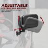 imageSAUTVS Adjustable Wider Rearview Side Mirrors for Polaris General XP 4 1000 Folding Clear Rear View Side Mirrors for Polaris General 10004 1000  XP 1000  XP 4 1000 20162024 Accessories2PCS
