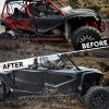 imageSAUTVS Aluminium Lower Door Panels for Honda Talon 1000 Front Lower Door for Honda Talon 1000R 1000X 1000X4 20192025 Accessories 2 Doors