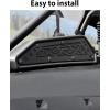 imageSAUTVS Aluminum Air Intake Cover Grill for Kawasaki Teryx KRX KRX4 1000 20202025 Accessories Black Metal Mesh Engine Side Vent Inlet Protection Cover Bezel Enhanced Airflow ampamp Durability2PCS