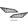 imageSAUTVS Aluminum Air Intake Cover Grill for Polaris RZR PRO RXPPRO STurbo R 20202025 Black Metal Mesh Engine Side Vent Inlet Protection Cover Bezel Enhanced Airflow ampamp Durability2PCS