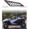 imageSAUTVS Aluminum Air Intake Cover Grill for Polaris RZR PRO RXPPRO STurbo R 20202025 Black Metal Mesh Engine Side Vent Inlet Protection Cover Bezel Enhanced Airflow ampamp Durability2PCS