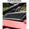 imageSAUTVS Aluminum Air Intake Cover Grill for Polaris RZR PRO XP XP4RZR Turbo R R4PRO S S4 20202025 Black Metal Mesh Engine Side Vent Inlet Protection Cover Bezel Enhanced Airflow ampamp Durability6PCS