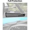 imageSAUTVS Aluminum Air Intake Cover Grill for Polaris RZR XP 1000XP 4 1000 20142023 Black Metal Mesh Engine Side Vent Inlet Protection Cover Bezel Enhanced Airflow ampamp Durability2PCS