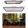 imageSAUTVS Aluminum Air Intake Cover Grill for Polaris RZR XP 1000XP 4 1000 2024 2025 Black Metal Mesh Engine Side Vent Inlet Protection Cover Bezel Enhanced Airflow ampamp Durability8PCS
