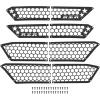 imageSAUTVS Aluminum Air Intake Cover Grill for Polaris RZR XP 1000XP 4 1000 2024 2025 Black Metal Mesh Engine Side Vent Inlet Protection Cover Bezel Enhanced Airflow ampamp Durability8PCS