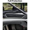 imageSAUTVS Aluminum Air Intake Cover Grill for Polaris RZR XP 1000XP 4 1000 2024 2025 Black Metal Mesh Engine Side Vent Inlet Protection Cover Bezel Enhanced Airflow ampamp Durability8PCS
