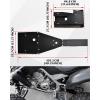imageSAUTVS Aluminum Frame Skid Plate ampamp Swing Arm Skid Plate Gaurd Kit for Yamaha Raptor 700 700R 20062025 Accessories Black Combined Full Chassis Protector