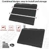 imageSAUTVS Aluminum Hard Roof Top for CFMOTO ZFORCE 950 HO EXHO SportSport 20202024 Combined Black PowderCoated Sun Visor Top Heavy Duty Roof Shading Panel Accessories No Drilling Needed