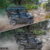 imageSAUTVS Aluminum Hard Roof Top for Honda Pioneer 10005 20162023 Combined Roof Top Panel Dustproof Hard Sun Visor Cover with All Mounting Hardware for Honda Pioneer 10005 20162023 Accessories
