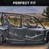 imageSAUTVS Aluminum Lower Door Panels Aluminum Lower Half Door Inserts for Honda Talon 1000X4 2020 Accessories 4 Doors