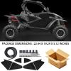 imageSAUTVS Aluminum Lower Doors Inserts for CFMOTO ZForce 950 2024 Lower Half Door Insert Panels Filler Panel Frame for CFMOTO ZForce 950 HO EX SPORT 2020 2021 2022 2023 2024 Replace 5BY8070001000