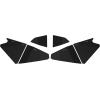 imageSAUTVS Aluminum Lower Doors Inserts for CFMOTO ZForce 950 2024 Lower Half Door Insert Panels Filler Panel Frame for CFMOTO ZForce 950 HO EX SPORT 2020 2021 2022 2023 2024 Replace 5BY8070001000