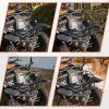 imageSAUTVS Bed Enclosure for CFMOTO ZFORCE 950 2024 Heavy Duty Steel Rear Rack Extender Secure The Cargo Anchor Points Rear Storage Tailgate Rack for CFMOTO ZForce 950 HO EX Sport 20202024 Accessories
