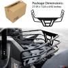 imageSAUTVS Bed Enclosure for CFMOTO ZFORCE 950 2024 Heavy Duty Steel Rear Rack Extender Secure The Cargo Anchor Points Rear Storage Tailgate Rack for CFMOTO ZForce 950 HO EX Sport 20202024 Accessories