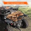 imageSAUTVS Bed Enclosure for CFMOTO ZFORCE 950 2024 Heavy Duty Steel Rear Rack Extender Secure The Cargo Anchor Points Rear Storage Tailgate Rack for CFMOTO ZForce 950 HO EX Sport 20202024 Accessories